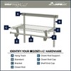 ClosetMaid ShelfTrack 80 Inch Metal Durable Adjustable Hang Track Rail for Walk In Closets, Utility Rooms, and Compact Storage Areas, Silver - 4 of 4