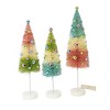 Bethany Lowe 11.0 Inch Pastel Bottle Brush Tree Spring Beads Celebrate Bottle Brush Trees - 2 of 3