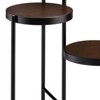 SEVOBAL Planter Stands and Holders Ortable Design Stylish Flower Pot Stand Rackl Free Setup 3 Tier Structure for Home, Black, 19.5"*18.5"*30.5" - 3 of 4