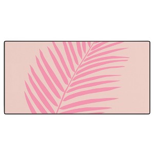 Daily Regina Designs Pink And Blush Palm Leaf Desk Mat - Deny Designs - 1 of 1