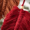 Bo-Ho Feather Ornament Multicolor 6"H  Set of 2 - 2 of 2