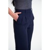 Lafidi Women’s High-Rise Wide Leg Dress Pants – Double Pleat Office Slacks with Slash & Welt Pockets - 4 of 4