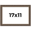 PosterPalooza | Sculpted Silver Picture Frame - UV Acrylic, Backing Board, Hanging Hardware Included - 2 of 4