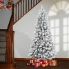 National Tree Company First Traditions Unlit Flocked Acacia Hinged Artificial Christmas Tree - 2 of 4