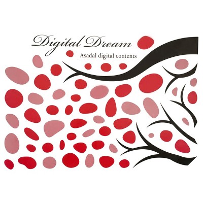 Slickblue Creative Tree Wall Decals 19.7"x27.6" - Stylish Vinyl Art Stickers for Bedroom and Living Room