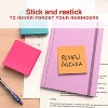Staples Stickies Pop-up Std Notes 3" x 3" Asst Colors 100 Sh./Pad 6 Pads/PK 565448 - 4 of 4