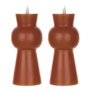 Simplux Designer LED Candle with remote (Set of 2) - 1 of 2