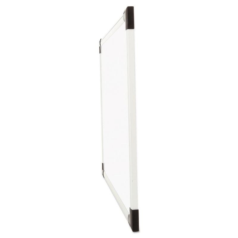 UNIVERSAL Dry Erase Board Melamine 24 x 18 White Black/Gray Aluminum/Plastic Frame 43722, 2 of 8