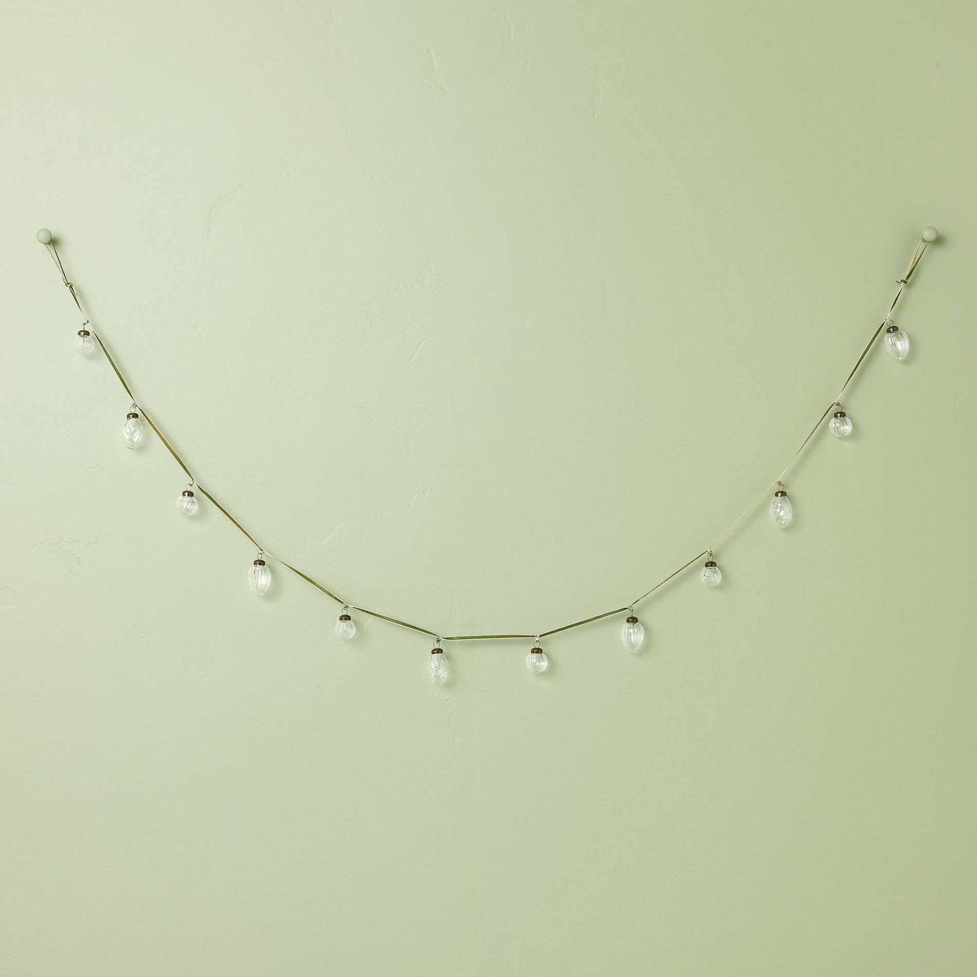 6' Mini Glass Ornament Decorative Christmas Garland - Hearth & Hand™ with Magnolia