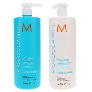 Moroccanoil Frizz Control Shampoo 33.8 oz & Frizz Control Conditioner 33.8 oz Combo Pack - 1 of 4