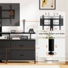 WOWLIVE TV Stand with Mount for 32-75 inch TVs, Dresser TV Stand with 7 Storage Drawers ,  Entertainment Center for Living Room - 4 of 4