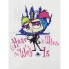 Growing Up Creepie Home Is Where The Web Is Crew Neck Short Sleeve Women's White T-shirt - 2 of 4