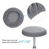Unique Bargains Round Washable Elastic Bar Stool Cushion Slipcovers 11"-16" 1 Pc - 3 of 4