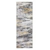 Modern Abstract Area Rug Indoor Washable Rug Stain Resistant Low Pile Rugs for Living Room Bedroom - 3 of 4