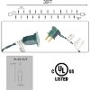 FAAYFIAN 30 ft 150-Count Incandescent Mini Christmas Lights, Warm White Connectable Green Wire Indoor/Outdoor UL-Certified String Light Set - 3 of 4