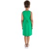 24seven Comfort Apparel Girls Sleeveless Pleated Party Dress - 3 of 4