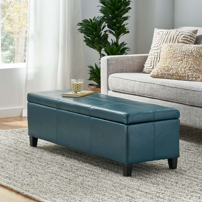 CAVINAS Round Boucle Storage Ottoman Bench with Hidden Storage,Upholstered Storage Ottoman,Storage Benches for Living Room,Bedroom