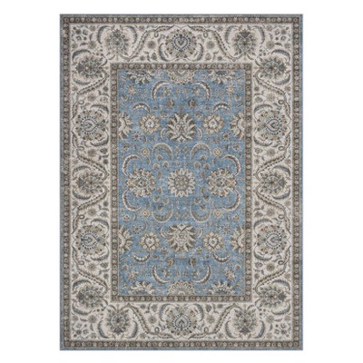 Vintage  Area Rugs Machine Washable Rug Stain Resistant Carpet Non-Slip Low Pile Carpet Mat for Hallway Kitchen Beige