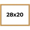 PosterPalooza | 28x20 Wood Antique Frame with UV Acrylic, 4 Finishes: Bronze, Gold, Silver, and Black - 2 of 4