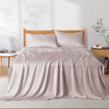 Peace Nest Silky Smooth Soft Tencel Lyocell Sheet Set Solid Color