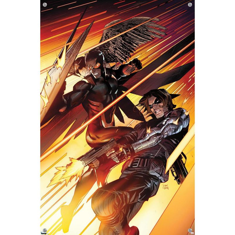 Trends International Marvel Comics Falcon and Winter Soldier - Team-Up Unframed Wall Poster Prints, 4 of 7