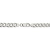 Black Bow Jewelry Men's 7.5mm Sterling Silver Solid Curb Chain Necklace - 4 of 4