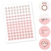 Big Dot of Happiness Bride Squad - Rose Gold Bridal or Bachelorette Party Round Candy Sticker Favors - Labels Fits Chocolate Candy (1 sheet of 108) - 2 of 4