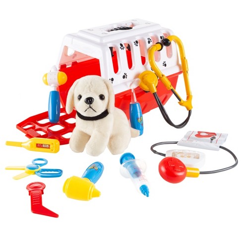 B. Toys Toy Vet Kit For Kids Critter Clinic : Target