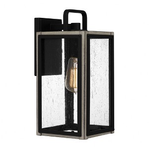 Quoizel Lighting Bramshaw 1 - Light Sconce in  Matte Black - 1 of 3