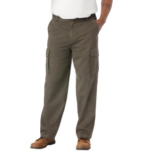 Boulder Creek by KingSize Men's Big & Tall Renegade Side-Elastic Waist Cargo Pants - 1 of 4