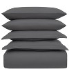 Soft Brushed Microfiber Duvet Cover & Sham Set - Mellanni - 2 of 4