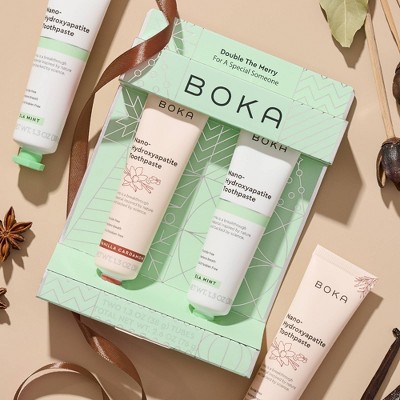 Boka Travel Toothpaste - Mint/Vanilla - 1.3oz