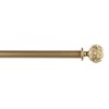 Exclusive Home Peony 1" Curtain Rod and Coordinating Finial Set - 2 of 3