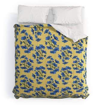 Caroline Okun Swedish Gingham Blooms Comforter Set - Deny Designs