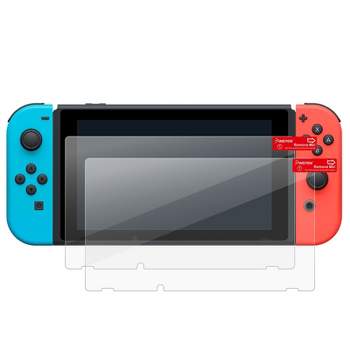 Insten 2 Pack Glass Screen Protector Compatible with Nintendo Switch 2017, Premium Tempered Glass Console Protective Cover, HD Clear