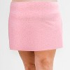 Calypsa Women's Chlorine Resistant Short A-line Swim Skort - 4 of 4