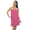 TowelSoft Women's Premium Terry Cotton Spa Wrap-Hot Pink, One Size - 3 of 4