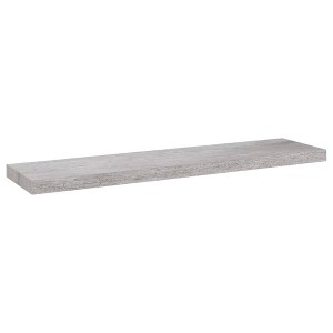 vidaXL Floating Wall Shelf Concrete Gray 35.4"x9.3"x1.5" MDF - 1 of 1