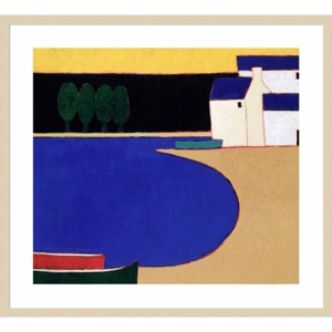 33" x 30" Bay Near St.Marie Brittany by Eithne Donne: Amanti Art Giclee Print Decor - 1 of 4