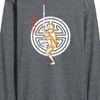 Men's - Avatar: The Last Airbender - Aang Crest Long Sleeve Graphic T-Shirt - 2 of 4