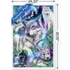 Trends International Sheena Pike - Daydream Galaxy Wolves Framed Wall Poster Prints - 3 of 4