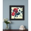 HomeRoots Japanese Blossoms Black Framed Print Wall Art - 2 of 4