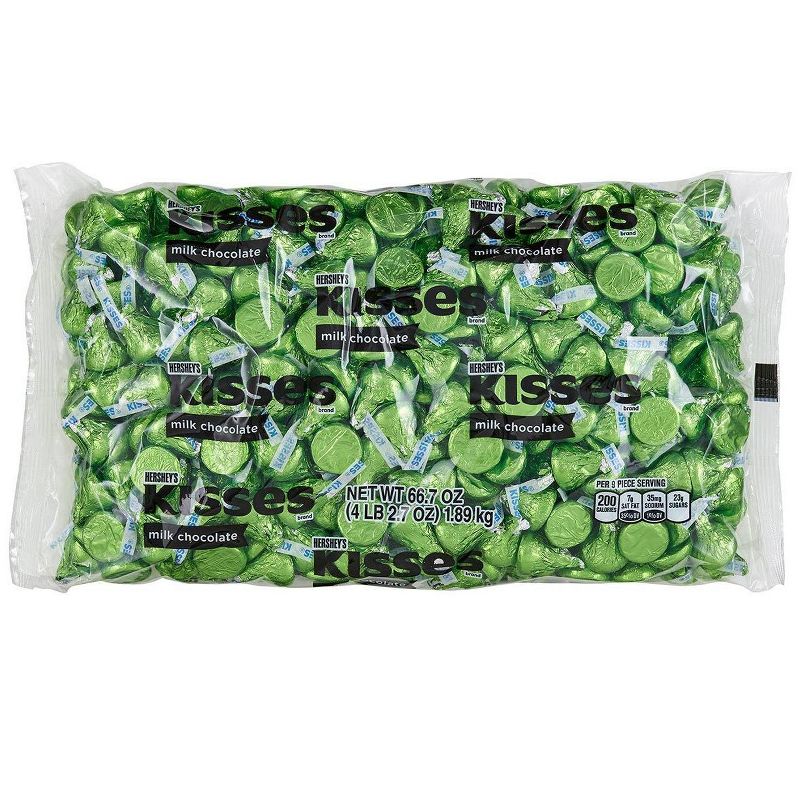 Kiwi Green Hershey's Kisses Candy Milk Chocolates, 1 of 4
