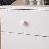 54.70"Vanity Desk with Lighted Mirror & Power Outlet, Makeup Vanity Desk with Drawers and Large Storage Cabinet for Bedroom, White - 4 of 4