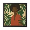20" x 20" Nawaalillustrations No.kita Framed Wall Art Black - Deny Designs: Modern MDF Screen Print with Hardwood Frame - 4 of 4