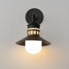 Maxim Lighting Admiralty 1 - Light Wall Light in  Black/Antique Brass - 2 of 4