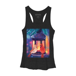 Women's Design By Humans Christmas in the Air By Mellodee Racerback Tank Top - 1 of 3