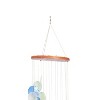 Coastal Capiz Shell Abstract Windchime Blue - Olivia & May - 4 of 4