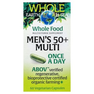 Natural Factors Whole Earth & Sea®, Men's 50+ Multi, 60 Vegetarian Capsules - 1 of 4