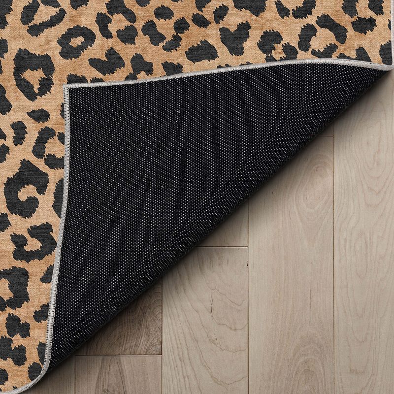 Well Woven Apollo Flatwoven Leopard Animal Print Pattern Area Rug, 5 of 8